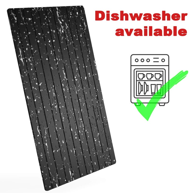 ROYOR Defrosting Plate, Thawing Tray for Frozen Meat Large, Miracle Thaw Defrosting Tray Original, Thawing Plate for Frozen Meat, Rapid thaw defrosting mat Thawing Mat - Image 4